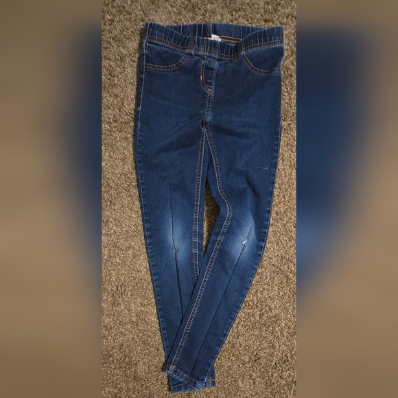 Girls Size 8 Classic Blue Denim Jeans Set Of 3 - Picture 10 of 12
